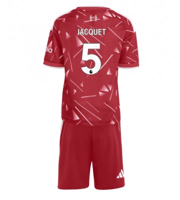 Liverpool Jeremy Jacquet #5 Replika Hemmatröja Barn 2026-27 Kortärmad (+ Korta byxor)